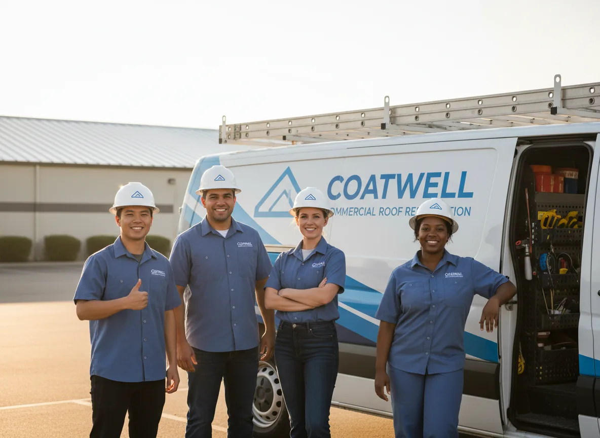 Commercial roof coating company in Oakland, IA